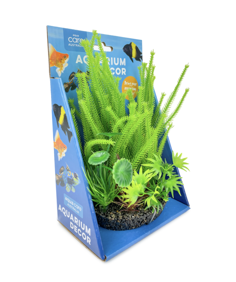 Aqua Care Aquarium Decoration Plant Resin Base 35cm