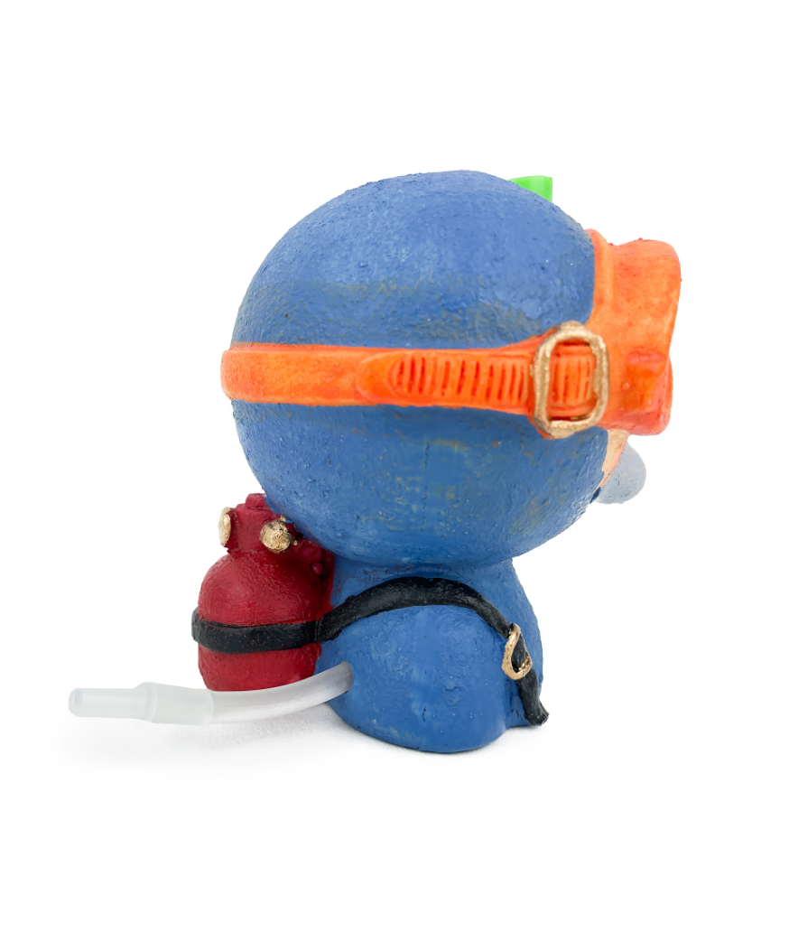 Aqua Care AQUARIUM Decoration Ornament Scuba Diver Aserated