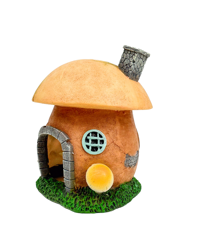 Aqua Care Aquarium Decoratin Ornament Toadstool House