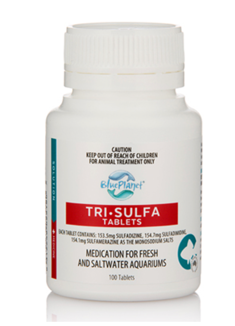 Blue Planet Aquarium Tri-sulfa Tablets two size