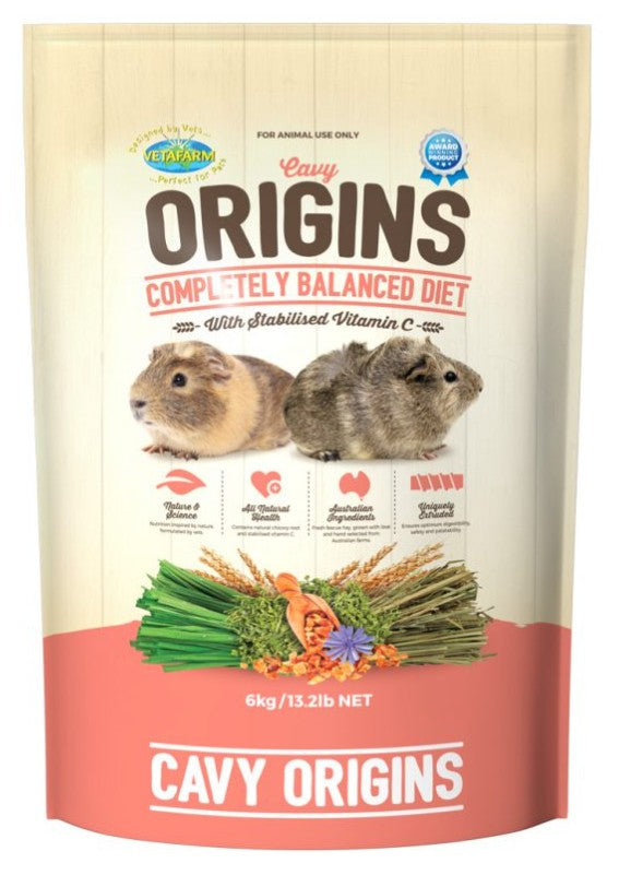 Vetafarm Origins Cavy Diet 6kg
