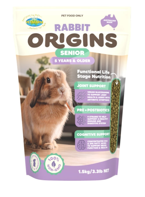 Vetafarm Origins Senior Rabbit Diet 1.5kg