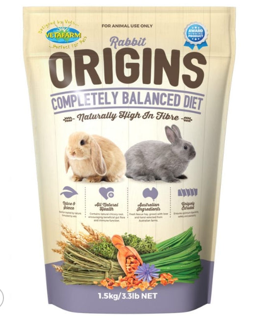Vetafarm Origins Rabbit Diet 1.5kg