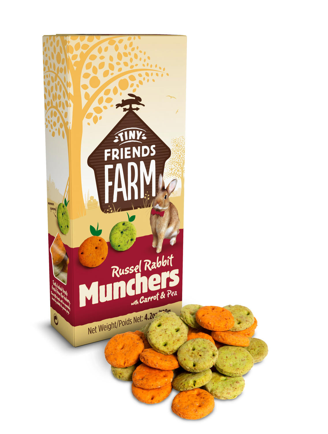 TINY FRIENDS FARM Munchers Russel Rabbit 120g