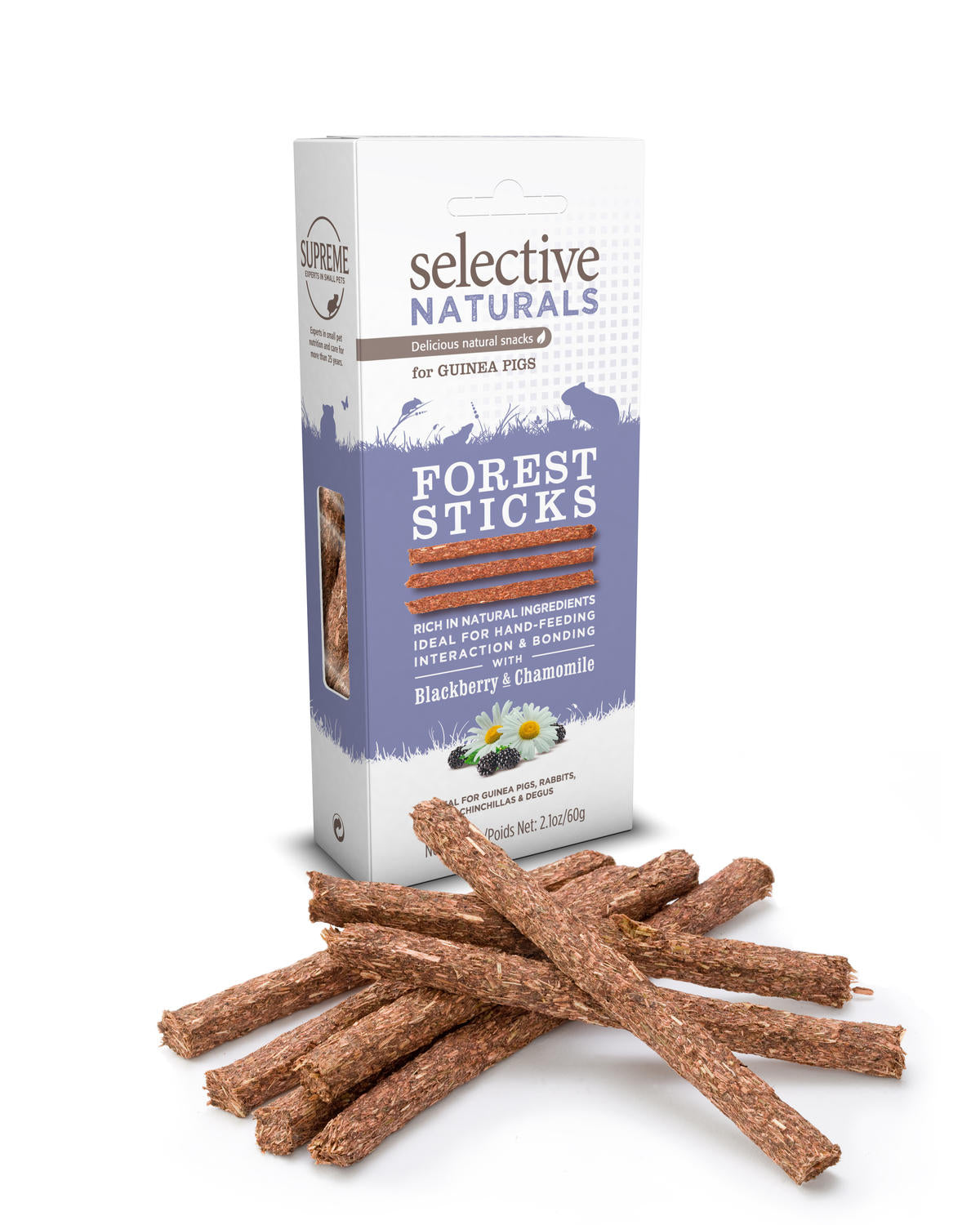 Selective Natures Forrest Sticks Guinea Pigs 60g
