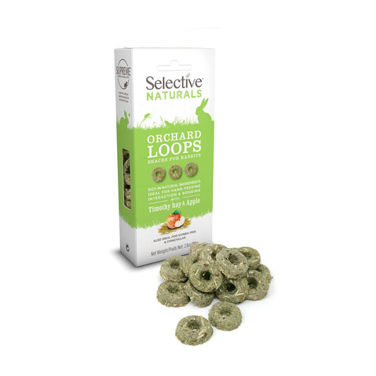 Selective Naturals Orchard Loops Rabbit 80G for Small Animals