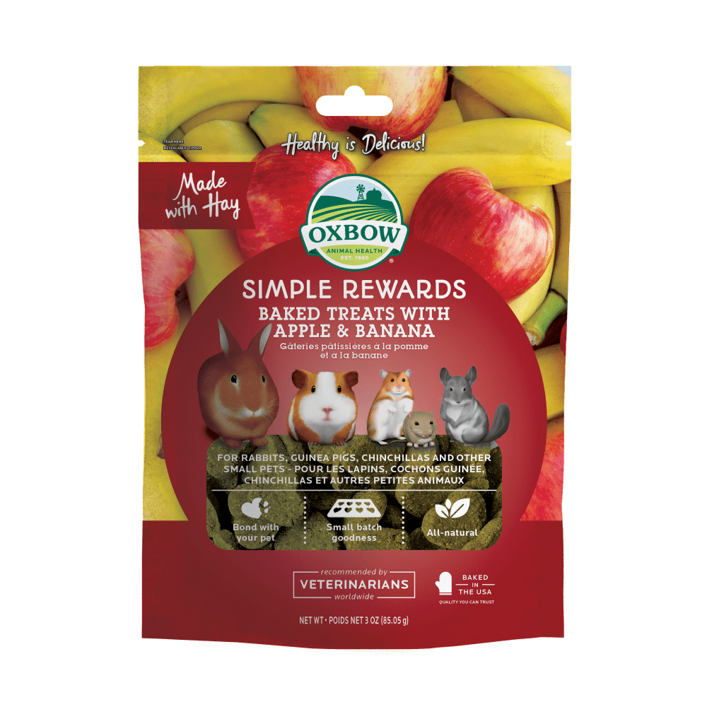 OX BOW Simple Reward Apple&Banana With Real Fruit 85G