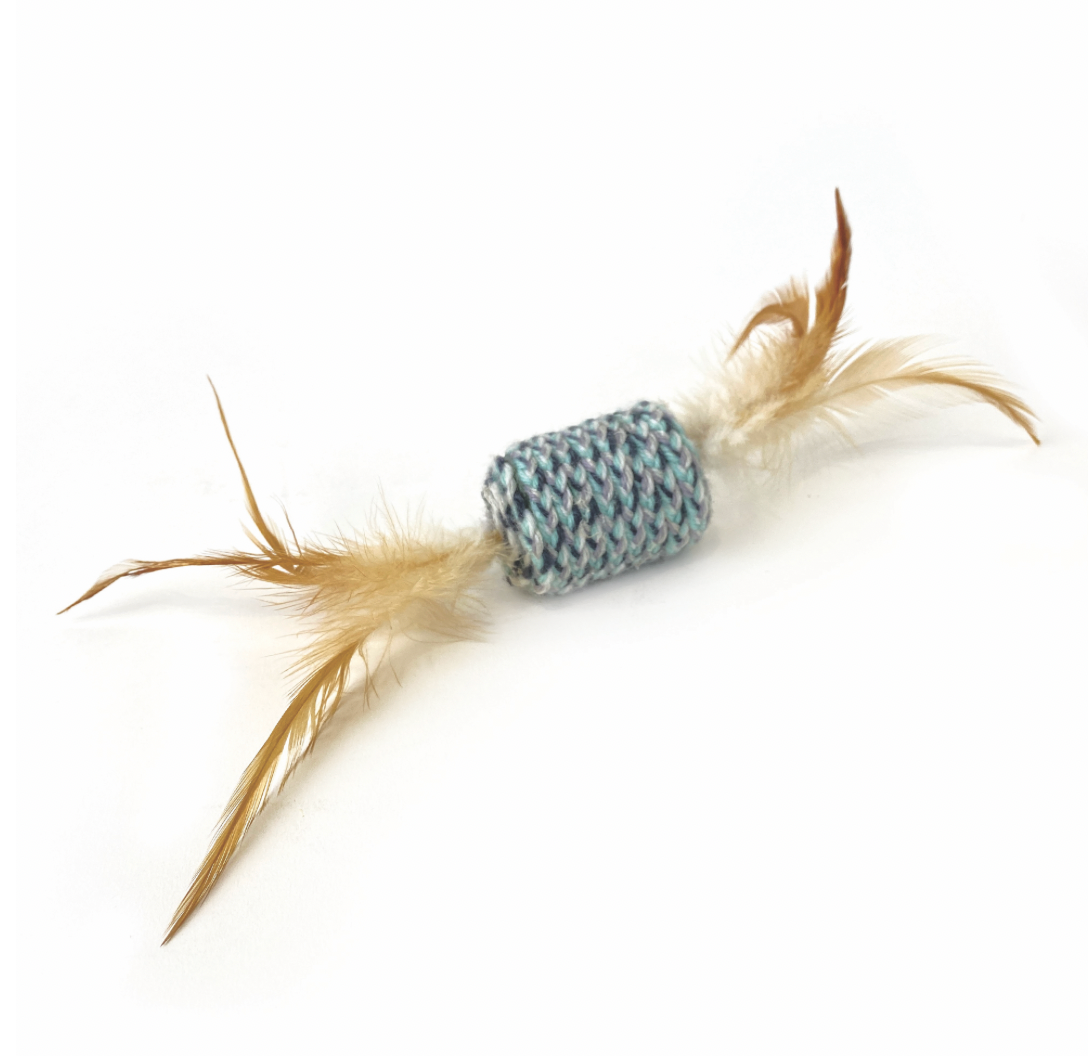 FELINE CARE CAT TOY WOOLLEN DRUM