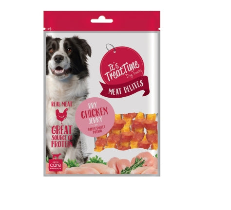 IT'S TREAT TIME DOG CHICKEN BAKED SWEET POTATO 3 Sizes Available