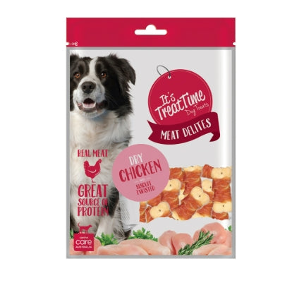 IT'S TREAT TIME DOG CHICKEN BISCUIT TWIST 2 Sizes Avaialble