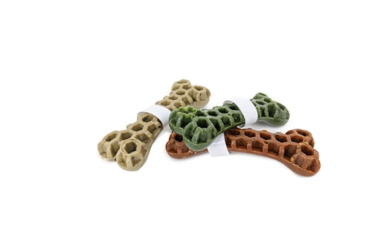 IT'S TREAT TIME DOG VEGETABLE HONEYCOMB BONE LRG (33Per Bag)