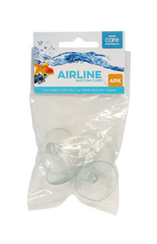 Aqua Care Aquarium Airline Suction Caps(4 Pack)