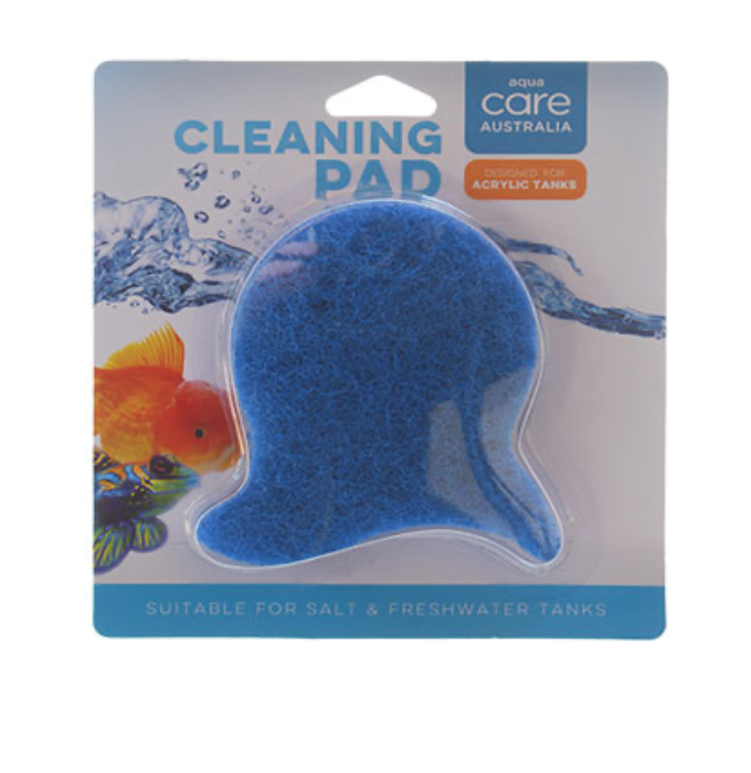Aqua Care Aquarium Cleaning Pad Acrylic Blue