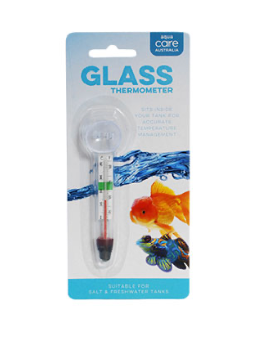 Aqua Care Aquarium Thermometer Glass 10CM