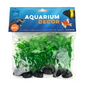 Aqua Care Aquarium Decoration Plant Green 3 Size Options(6 pack per bag)