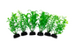 Aqua Care Aquarium Decoration Plant Green 3 Size Options(6 pack per bag)