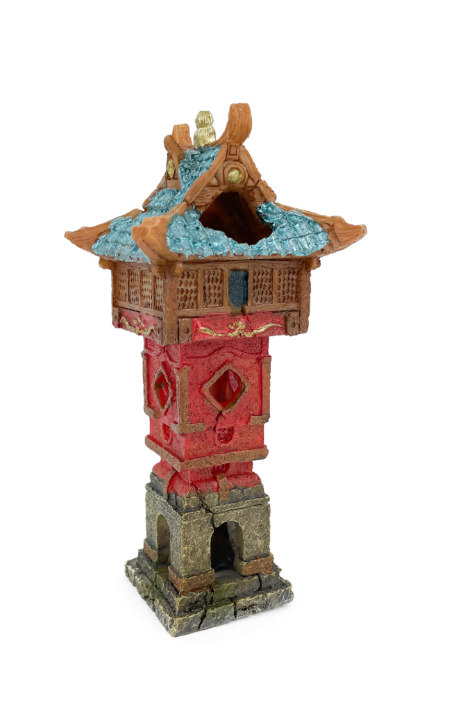 Aqua Care Aquarium Decoration ornament Pagoda 15CM