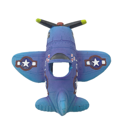 Aqua Care Aquarium Decoration Ornament Aeroplane