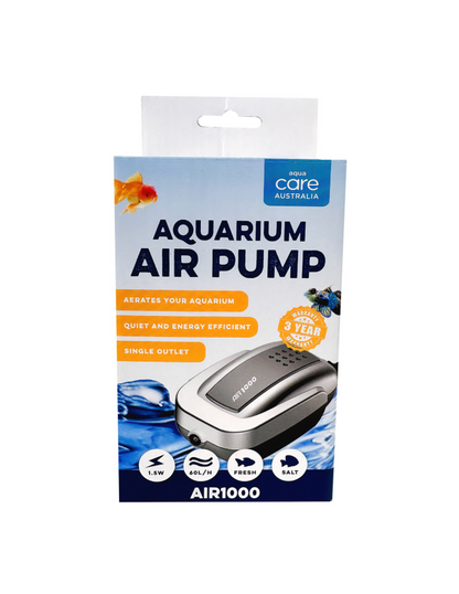 Aqua Care Aquarium Air Pump Air AIR 1000&AIR2000&AIR3000&AIR4000 Multiple Size