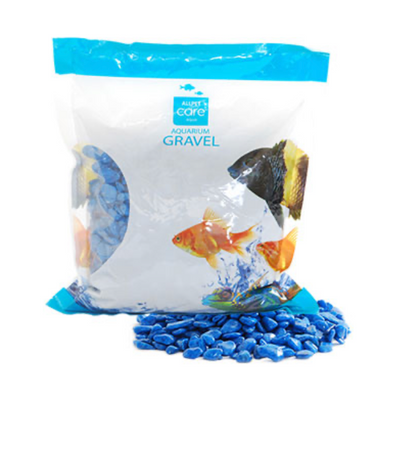 Aqua Care Aquarium Gravel Blue Multiple Size