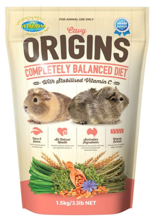 Vetafarm Origins Cavy Diet 1.5kg