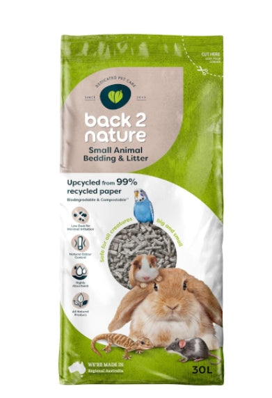 Back 2 Nature Small Animal Bedding & Litter 30L