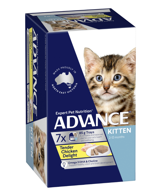 Advance Kitten Wet Tender Chicken Delight two sizes
