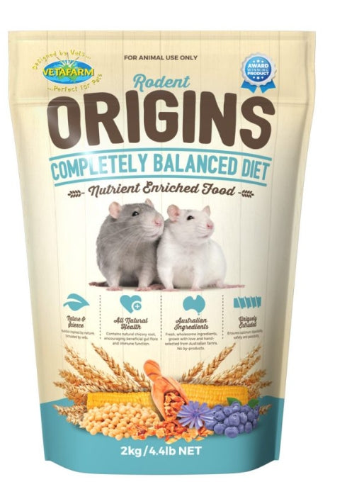 Vetafarm Origins Rodent Diet 2kg