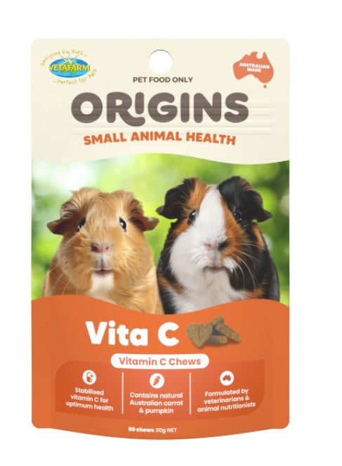 Vetafarm Origins Vita-C Chews 60pk