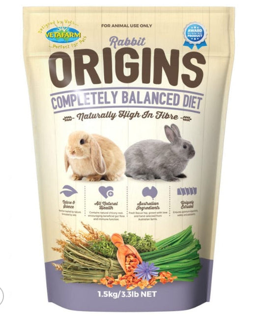 Vetafarm Origins Rabbit Diet 1.5kg