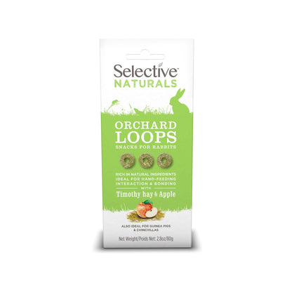 Selective Naturals Orchard Loops Rabbit 80G for Small Animals