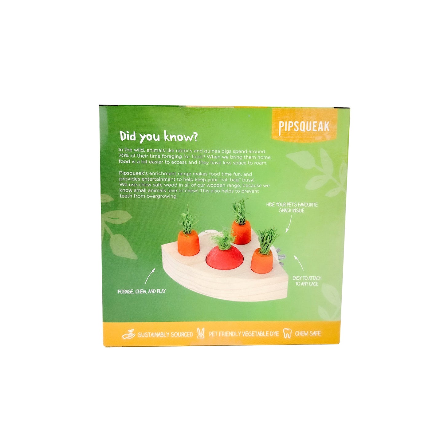PIPSQUEAK Treat N Veggie Holder