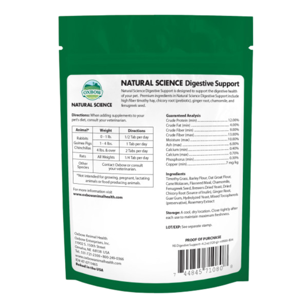 OX BOW Natural Digestive Support 120g