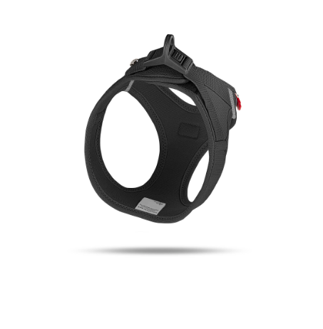 CURLI DOG HARNESS AIR-MESH BLACK 7 Sizes Available (Personalised Available for your Pets )