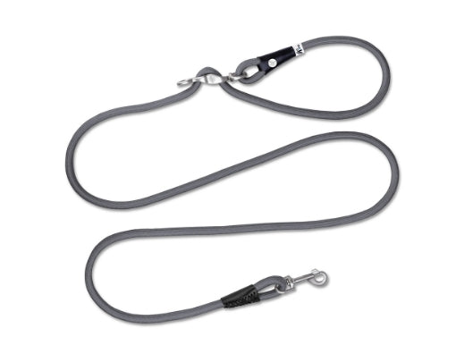 CURLI DOG LEAD VARIO COMFORT DARK-GREY S (Personalised Available for your Pets )