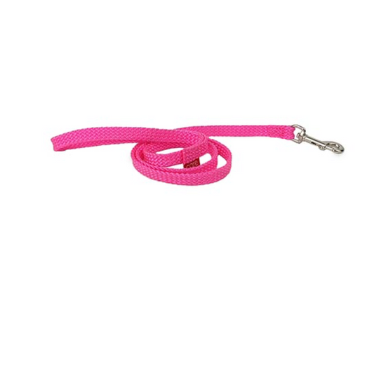 CANINE CARE DOG LEAD NYLON WOVEN 6 Sizes Available  Pink Color