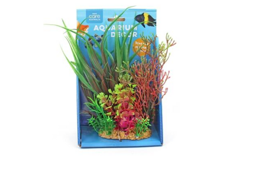 AQUA CARE AQUARIUM DECOR PLANT RESIN BASE #051 20CM