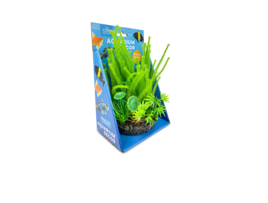 AQUA CARE AQUARIUM DECOR PLANT RESIN BASE #061