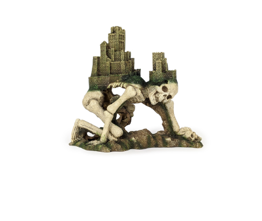 AQUA CARE AQUARIUM DECOR ORNAMENT SKELETON CITY
