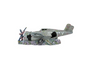 AQUA CARE AQUARIUM DECOR ORNAMENT SUNKEN PLANE WRECK 65CM