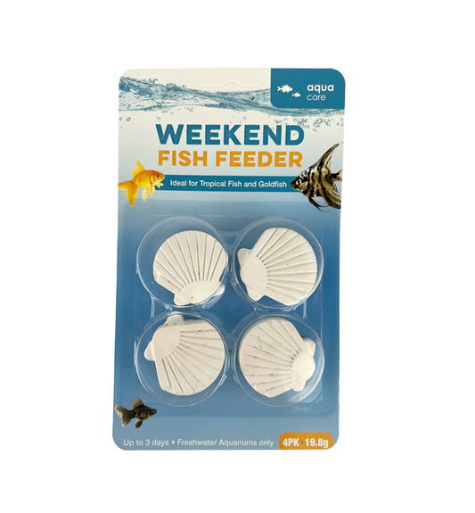 AQUA CARE WEEKEND FEEDER 4PK 19.8G