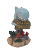 AQUA CARE AQUARIUM DÉCOR ORNAMENT SHARK W/SIGN 9.5CM