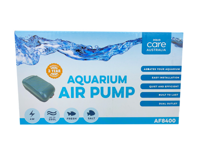 AQUA CARE AQUARIUM AIR PUMP Type AF3200&AF3400&AF8400&AF8800 Multiple Size