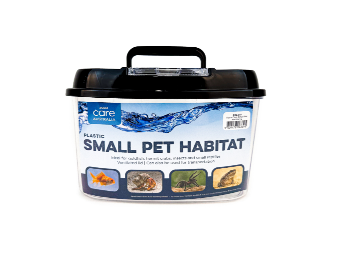 Aqua Care Small Pet Plastic Habitat 3 Option