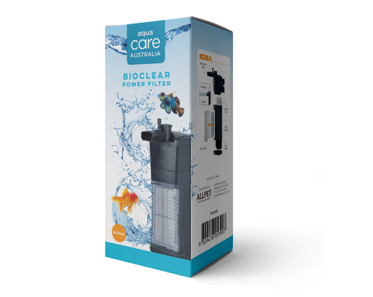 Aqua Care Aquarium Bioclear Power Filter 3 Option
