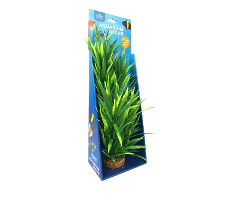 Aqua Care Aquarium Decoration Plant Resin Base 35cm