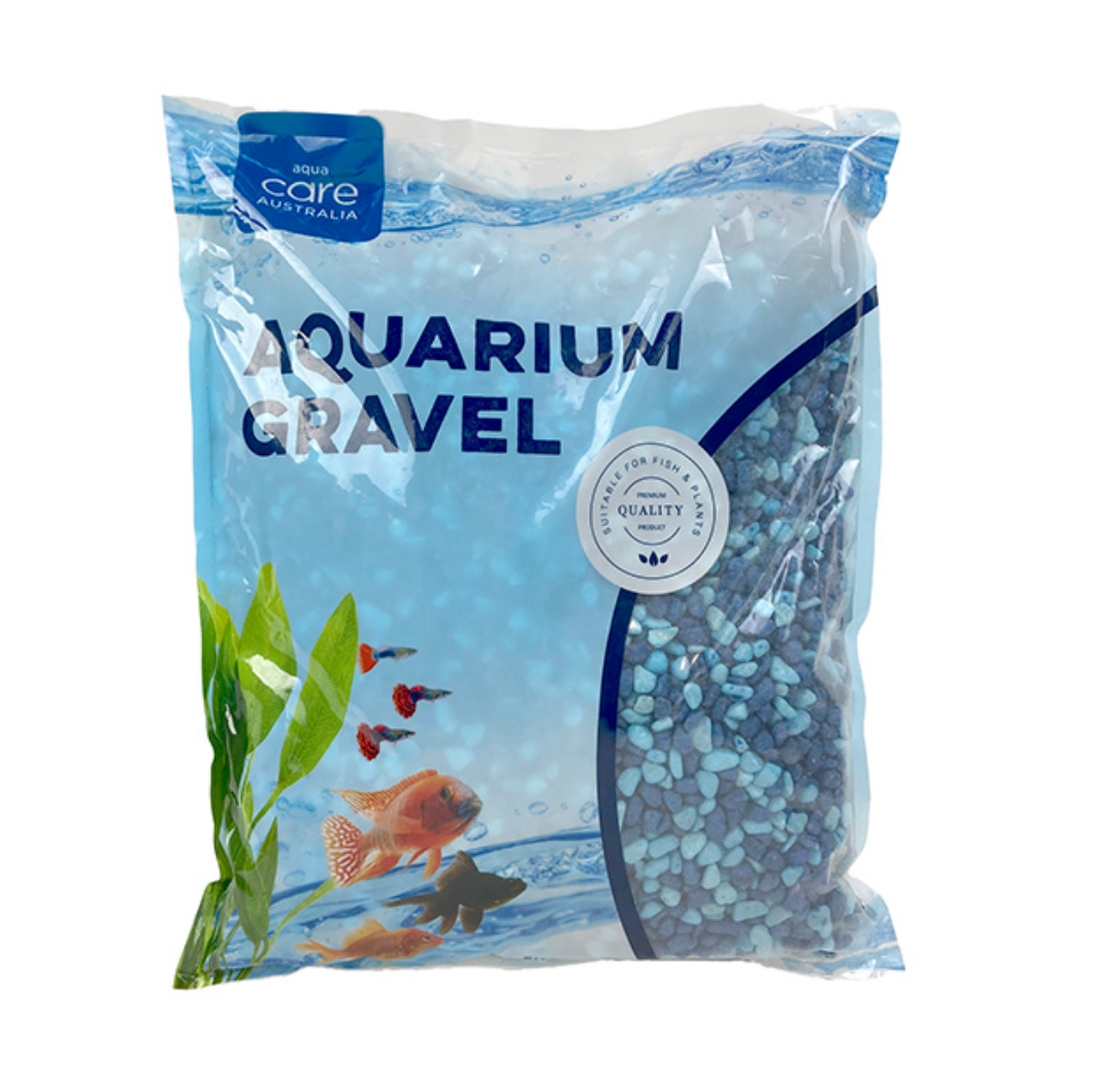 Aqua Care Aquarium Gravel  Mixed Blue 5KG