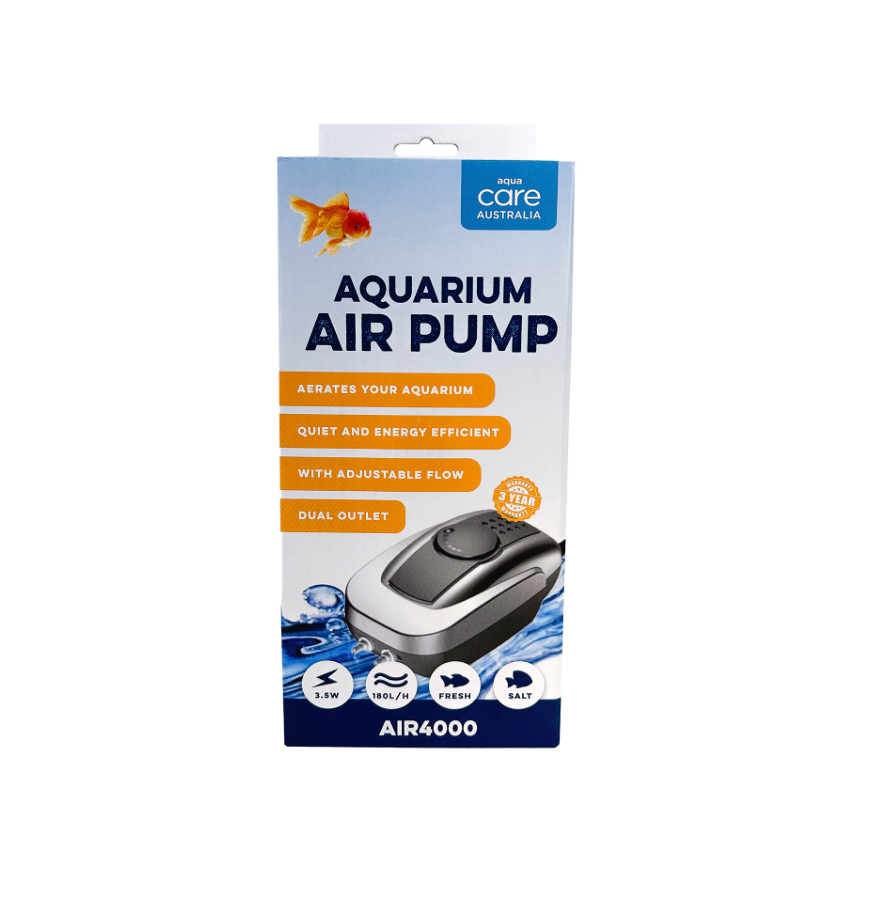 Aqua Care Aquarium Air Pump Air AIR 1000&AIR2000&AIR3000&AIR4000 Multiple Size