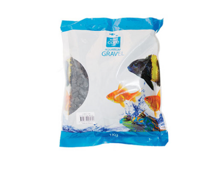 Aqua Care Aquarium Gravel Black Multiple Size