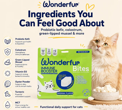Bites Immune Booster Cat Probiotic Yogurt Freeze Dried Chews